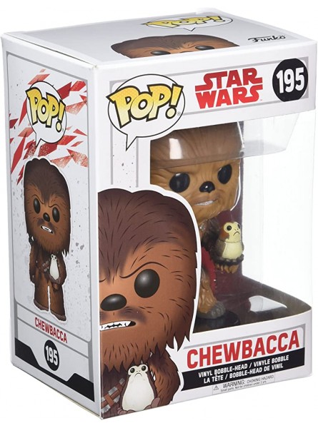 Funko 14748 POP Bobble: Star Wars: E8 TLJ: Chewbacca with Porg - B071VTGDQZ