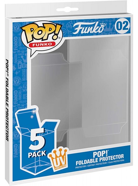 Funko 53008 5 Pack Foldable POP Protector Sammelbares Spielzeug Mehrfarben - B089B8ZRX3
