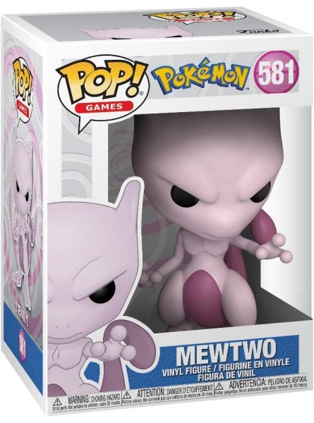 Funko Pop! Games: Pokemon S2 Mewtwo Vinyl Figure - B084DX4Z98
