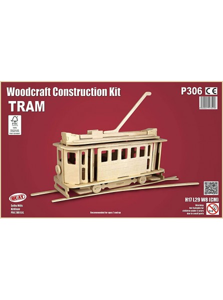 Straßenbahn QUAY Holzkonstruktion Kit - B001GXJI4O