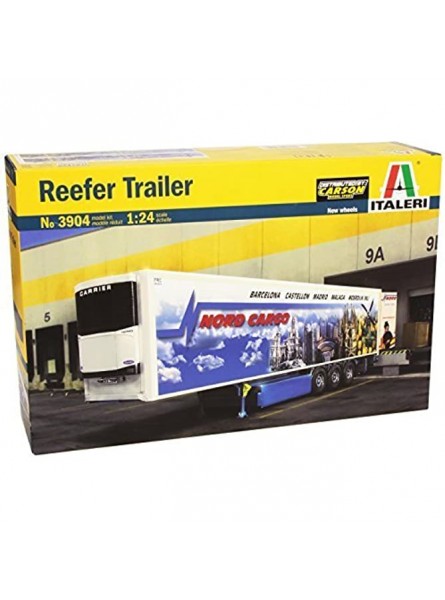 Italeri 3904 1:24 Reefer Trailer Model Truck Kit by Italeri - B01ASISPBE