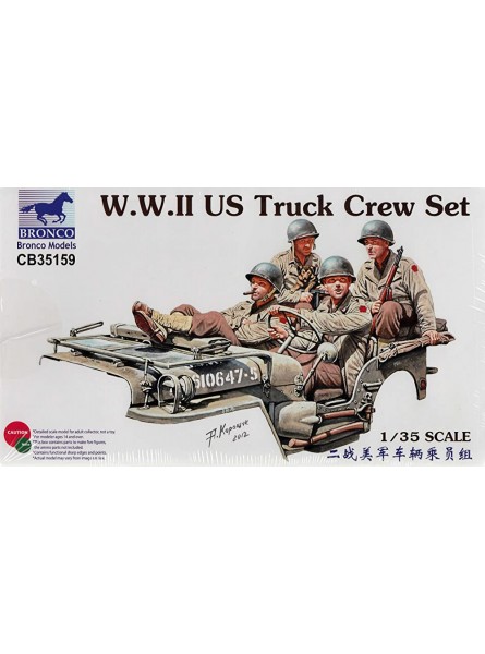 Unbekannt Bronco Models CB35159 Figuren WWII US Truck Crew Set - B00B7ZA3ZY