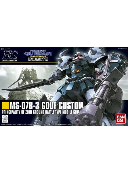 Bandai Hobby HGUC # 117 ms-06b Gouf Custom Model Kit 1 144 Scale - B0041F084S