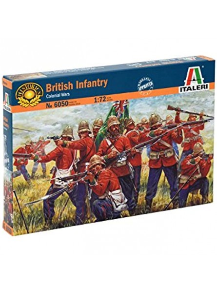 Italeri 510006050 1:72 Zulu Wars Britische Infanterie - B000BMX7GQ