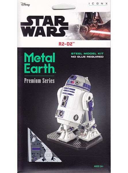 Metal Earth Puzzle 3D Serie Premium R2-D2 Star Wars Metall Puzzle Modelle für Erwachsene herausfordernde Level 7,19 x 5,51 x 9,5 cm - B07XZNBF7G