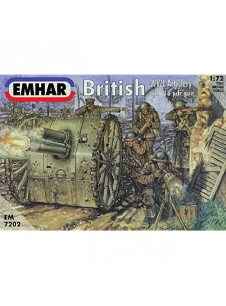 Unbekannt Emhar 937202" 1 72 WWI Britische Artillerie Modellbausatz - B0017R3ARA