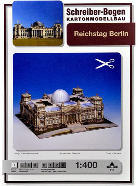 Aue Verlag 32 x 38 x 15 cm Reichstag Berlin Model Kit - 3870296429