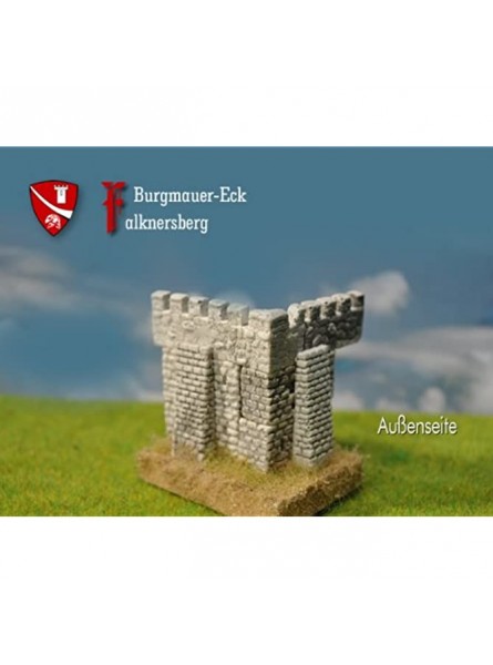 Burgmauer-Eck Falknersberg Bausatz Spur N - B0057MOO3K