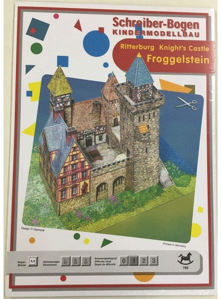 Schreiber-Bogen AUE-Verlag 796 Kindermodellbau Ritterburg Froggelstein - 3870297964