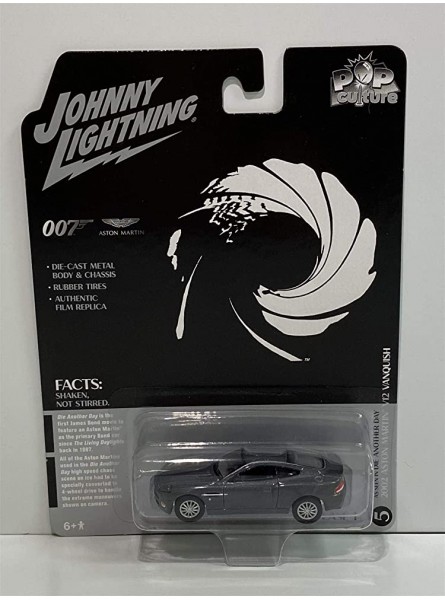 Johnny Lightning 2002 Aston Martin V12 Vanquish James Bond Die Another Day 1:64 - B08BCW5RL1