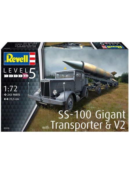 Vehicle 172 03310 Ss-100 Gigant + Transporter + V2 REV-03310 - B07JND4PTW
