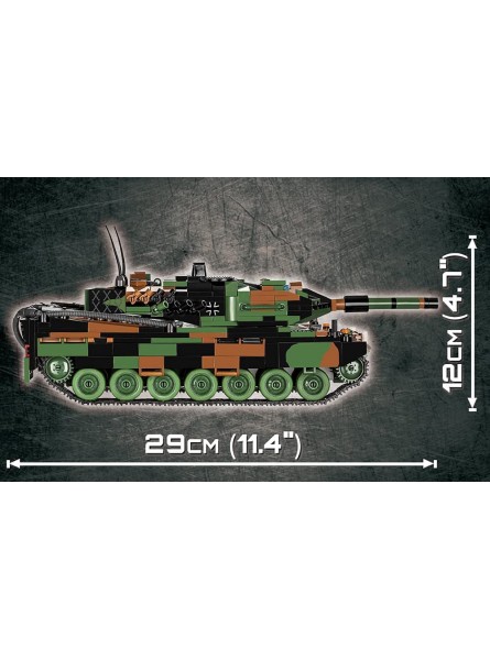 COBI 2620 Leopard 2A5 TVM Panzermuseum Munster 1:35 945 Teile - B09WLWKZ3Q