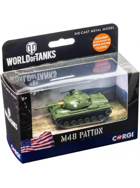 Corgi WT91201 World of Tanks M48 Patton Tank - B08517L161