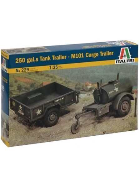 Italeri 510000229 1:35 Gal.S Tank Trailer mit M101 Kargo - B004RYQJFK