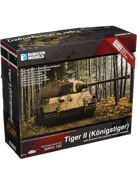 Rubicon Models Tiger II Königstiger mit Zimmerit 1:56 Maßstab 28mm - B08QXZKQ4R