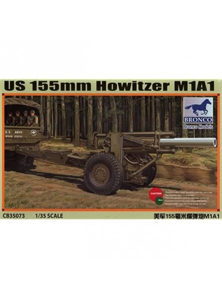 Unbekannt Bronco Models CB35073 Modellbausatz US M1A1 155 mm Howitzer WWII - B006DFP9B6
