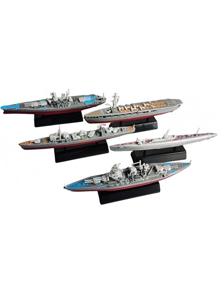 Milageto 5 Stücke Kriegsschiff Spielzeug DIY Montieren Sammlerstücke Dekoration Langlebige Bausätze Wasserfahrzeug Modell Navy Schiff für Erwachsene Kinder Jug - B0BDWBWW3T