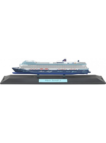 TUI Cruises Schiffsmodell Neue Mein Schiff 2 Blau Weiß 295 x 95 x 10 mm - B0BDFZ9RS4