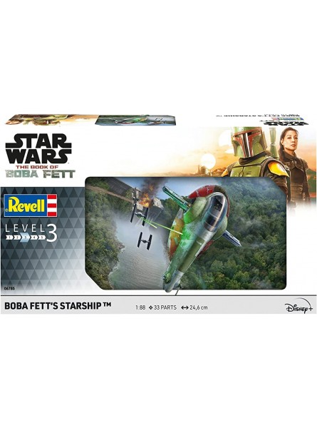 06785 Revell Modellbausatz Star Wars Boba Fett's Starship™ 1:88 - B09KS8ZVP2