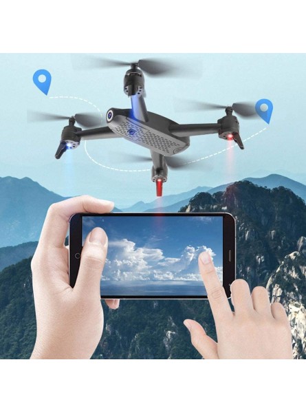 AORED 4K High-Definition-Optischer Fluss WiFi Aerial Drohne Fernbedienung Flugzeuge Lange Lebensdauer Vierachsige Flugzeuge Anfänger Fernbedienung Luftbildkamera - B07XKH9DHR