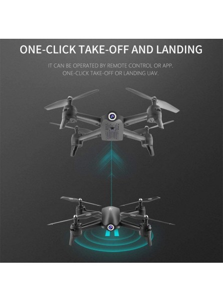 AORED 4K High-Definition-Optischer Fluss WiFi Aerial Drohne Fernbedienung Flugzeuge Lange Lebensdauer Vierachsige Flugzeuge Anfänger Fernbedienung Luftbildkamera - B07XKH9DHR