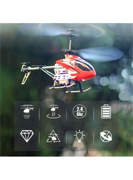 AORED Feste Höhe Fernbedienung Flugzeug Hubschrauber Drohne 3,5-Kanal-Elektro-Legierung Spielzeug Kinder am besten Geburtstag Quadcopter Spielzeug wiederaufladbar - B07XMMSX93