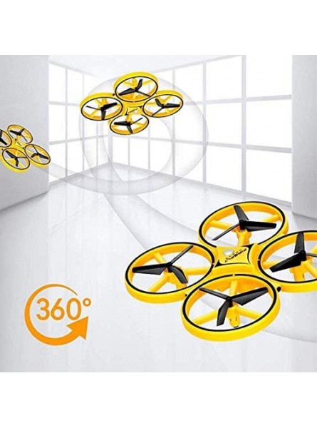 AORED Mini-Drohne mit 32 LED-Leuchten Quadcopter Interactive Infrared Induction Flying Toys Geschenk for Kinder Hochgeschwindigkeits-RC-Drohne for Kinder 360 ° drehbar for Kinder - B07XGL74TV
