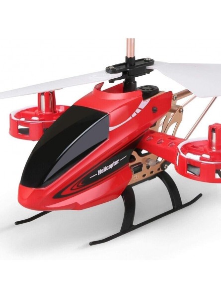 AORED RC Flugzeug Legierung RC Hubschrauber 4,5 Kanäle Höhe halten mit Gyro 2,4 GHz und LED-Licht for Indoor Crash Resistance Mini RC Spielzeug Geschenk for Kinder und Erwachsene Segelflugzeug - B07XGL7GJ8