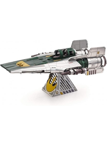 Fascinations Metal Earth Star Wars EP 9 lasergeschnittener 3D-Konstruktionsbausatz ab 14 Jahren Resistance A-Wing Fighter - B07XZN25B3