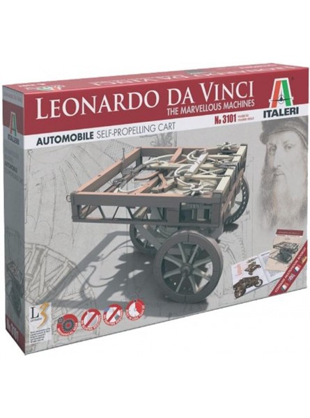 Italeri 510003101 IT L Da Vinci Automobile Self Prop Cart - B003R8OJG8