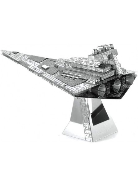 Metal Earth MMS254 Imperial Star Destroyer Konstruktionsspielzeug Wars lasergeschnittener 3D-Konstruktionsbausatz 2 Metallplatinen ab 14 Jahren - B00MOUL0KI