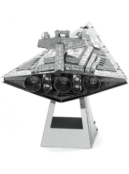 Metal Earth MMS254 Imperial Star Destroyer Konstruktionsspielzeug Wars lasergeschnittener 3D-Konstruktionsbausatz 2 Metallplatinen ab 14 Jahren - B00MOUL0KI