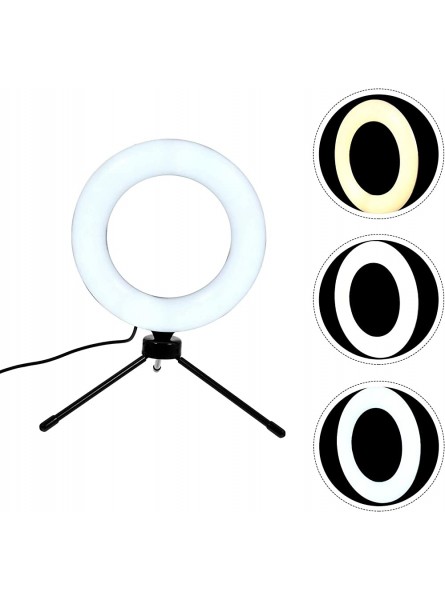 Milisten Ring Licht LED RGB Dimmbare Füllen Licht Video Licht Make- Up Lampe für Video Shooting Portrait Vlog 6 Zoll - B097D2L2S1