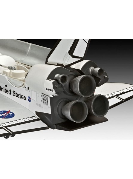 Revell Revell 04544 Modellbausatz Flugzeug 1:144 Space Shuttle Atlantis im Maßstab 1:144 Level 4 originalgetreue Nachbildung mit vielen Details Raumfahrt Weltraum 04544 - B00G7G3Y6I