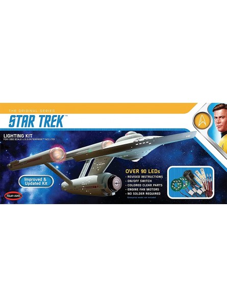 Round 2 Star Trek TOS U.S.S. Enterprise Light Kit - B08Y3K7Y5Y