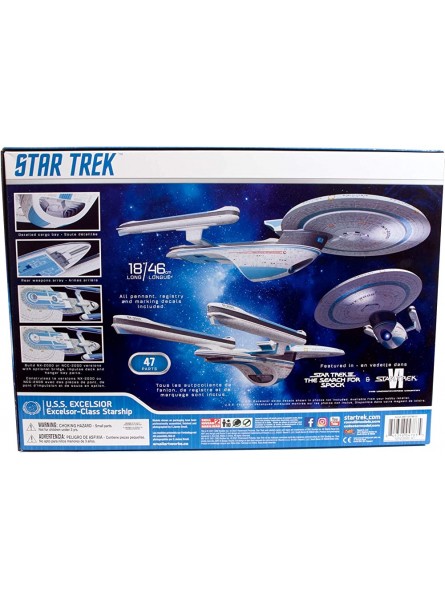 Unbekannt AMT Star Trek U.S.S. Excelsior Modellbausatz im Maßstab 1:1000 - B08QBCVKXS