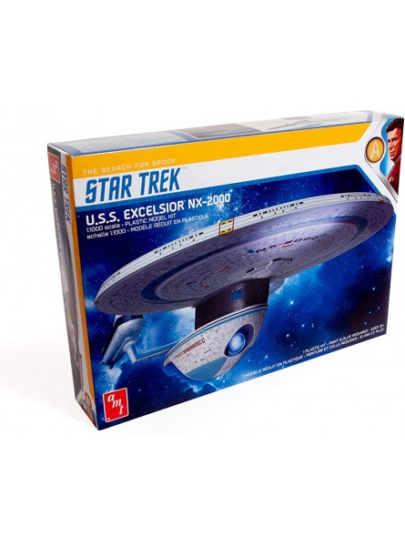 Unbekannt AMT Star Trek U.S.S. Excelsior Modellbausatz im Maßstab 1:1000 - B08QBCVKXS