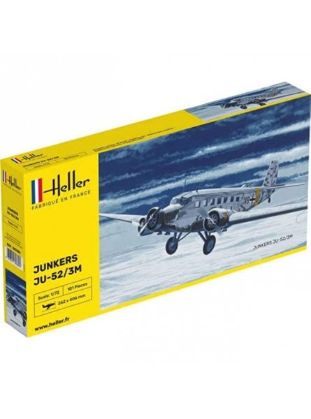 Heller 80380 Modellbausatz Junkers Ju-52 3m - B0002HZYBG