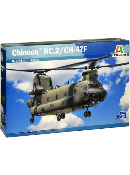 Italeri 510002779 510002779-1 Chinook HC.2 CH-47F Modellbau Bausatz Standmodellbau Maßstab 1:48 - B079TQD5LY
