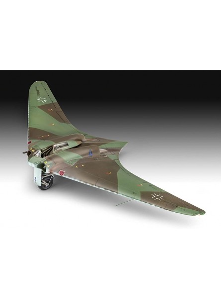 Revell 03859 Flugzeugmodell Horton Go229 A zum Selberbauen im Maßstab 1:48 Spannweite 34,7 cm originalgetreuer Modellbausatz für Fortgeschrittene zum Bemalen - B08XNP32MS