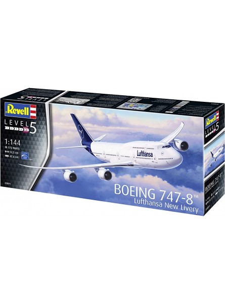Revell 3891 Other License 03891 Boeing 747-8 Lufthansa New Livery Flugmodell Bausatz 1:144 - B07DFS286Y