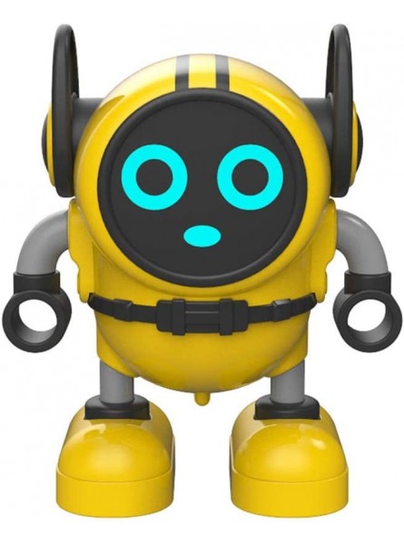 KIKIRon Roboter Spielzeug Abnehmbare Abnehmbare 3-Modes Wind-up Auto-Starten-Modus RC Roboter-Spielzeug Farbe : Gelb Größe : 12.5x6.3x13.5cm - B085NPMWSX