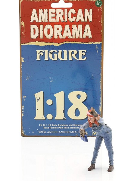 American Diorama Figur #2 Mechanikerin 1:18 - B08YK7NGZ7