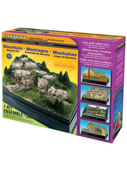Woodland Scenics Karton Diorama Kit Mountain - B00149T3NQ