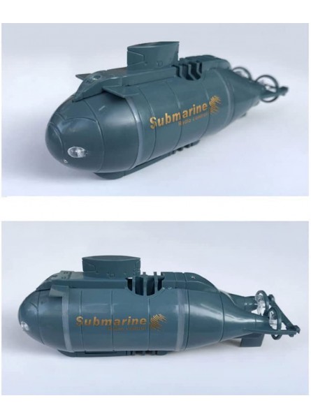 Adepe Mini ferngesteuertes Atom-U-Boot Unterwasserschiff RC-Rennboot RC-U-Boot Militärmodell wasserdichtes Tauchen in Pools Seeteichen Kinder und Jungen - B0BK6THK18