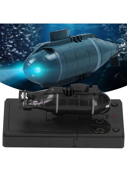 Dilwe RC U-Boot Kunststoff-U-Boot mit Fernbedienung Ladekabel 6-Kanal 2.4G Drahtlose Simulation U-Boot-Spielzeug - B09HXTZ8YR