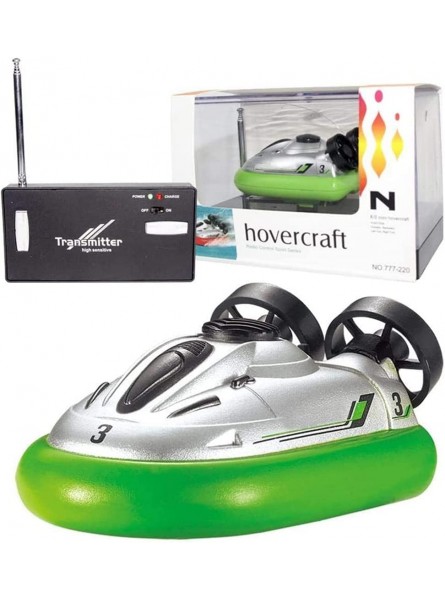 Funkgesteuertes Boot-Mini RC Boot Hovercraft Boot Eltern-Kind Interaktives Wasserspielzeug für Kinder Blau Grün - B0B5L167XF
