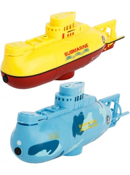 JLLING Kunststoff-Modell-U-Boot-Schiff elektrisches Spielzeug wasserdichtes Tauchen im Wasser Indoor-Spielzeug Kinder Mini-RC-Wasserboot Spielzeug ferngesteuertes Boot für Aquarienbecken Kinde - B09TP9FTWH
