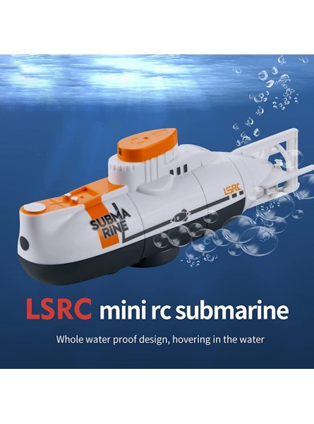 LYEAA Mini-RC-U-Boot-Spielzeug Modell-Tauchboot Fernbedienung wiederaufladbar Spielzeugboot Rc-Boot elektrisches Schiff Spielzeug leuchtendes U-Boot-Modell für Aquarien U-Boot-Schiff - B0B7HNZQKR