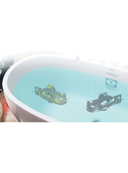 LZYDQP RC U-Boot Modell Fernbedienung Wiederaufladbares Spielzeug Militärmodell Elektronisches Wasserdichtes Tauchspielzeug Fernbedienung U-Boot Für Kind Geschenk Geeignet Für Schwimmbad Aquarium - B09SD81HH4
